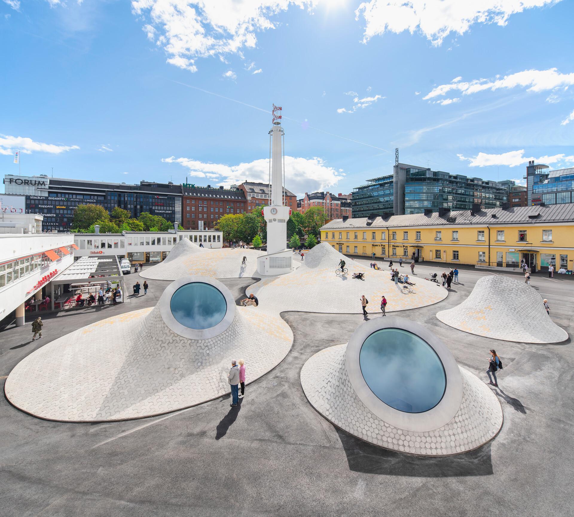 Amos Rex Square at Lasipalatsi