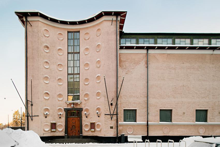 Kunsthalle Helsinki in the winter