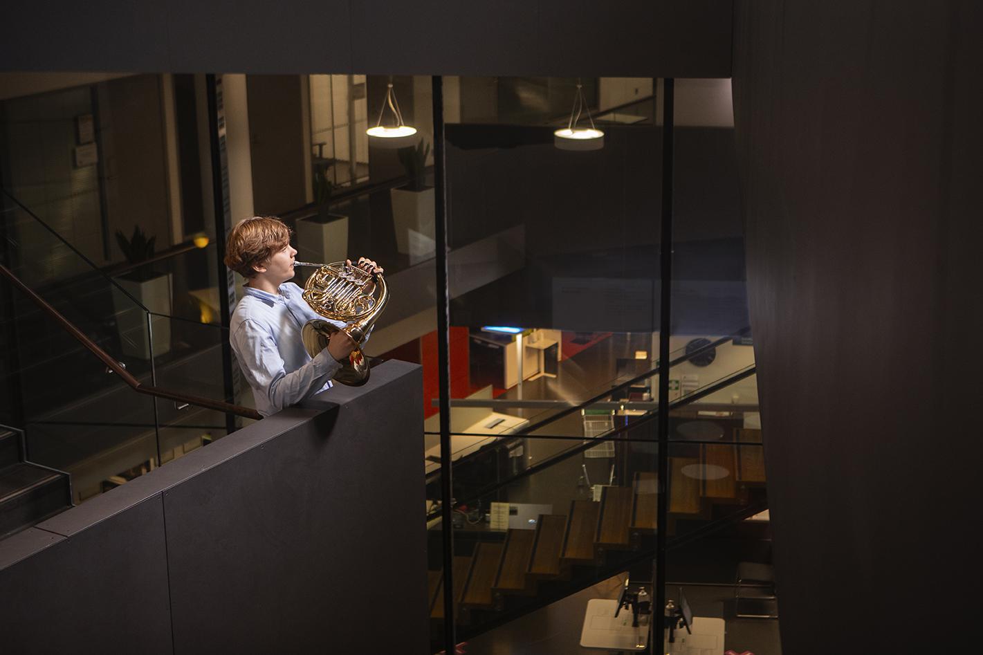 Student playing at Sibelius Academy