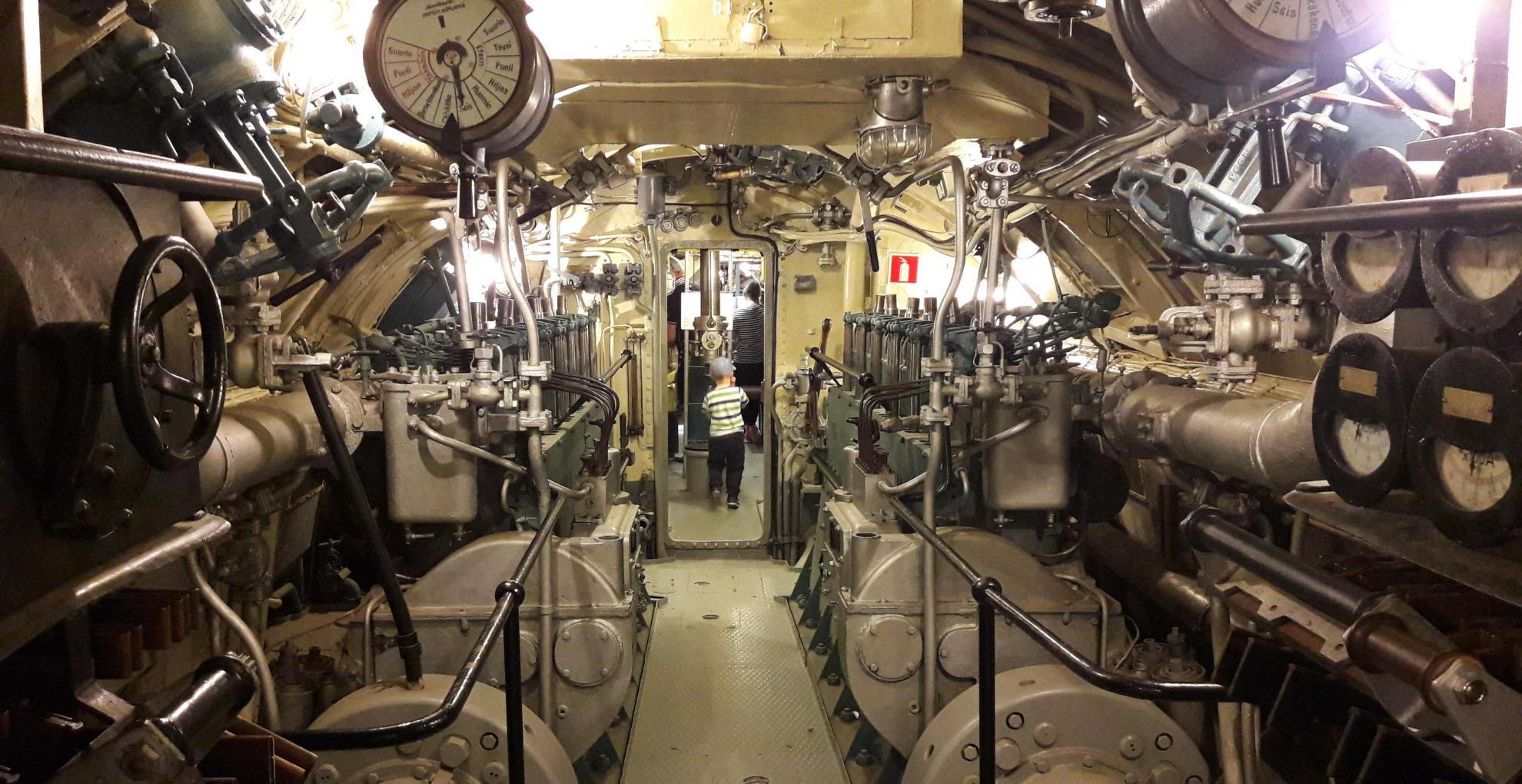 Engine room of the submarine Vesikko.