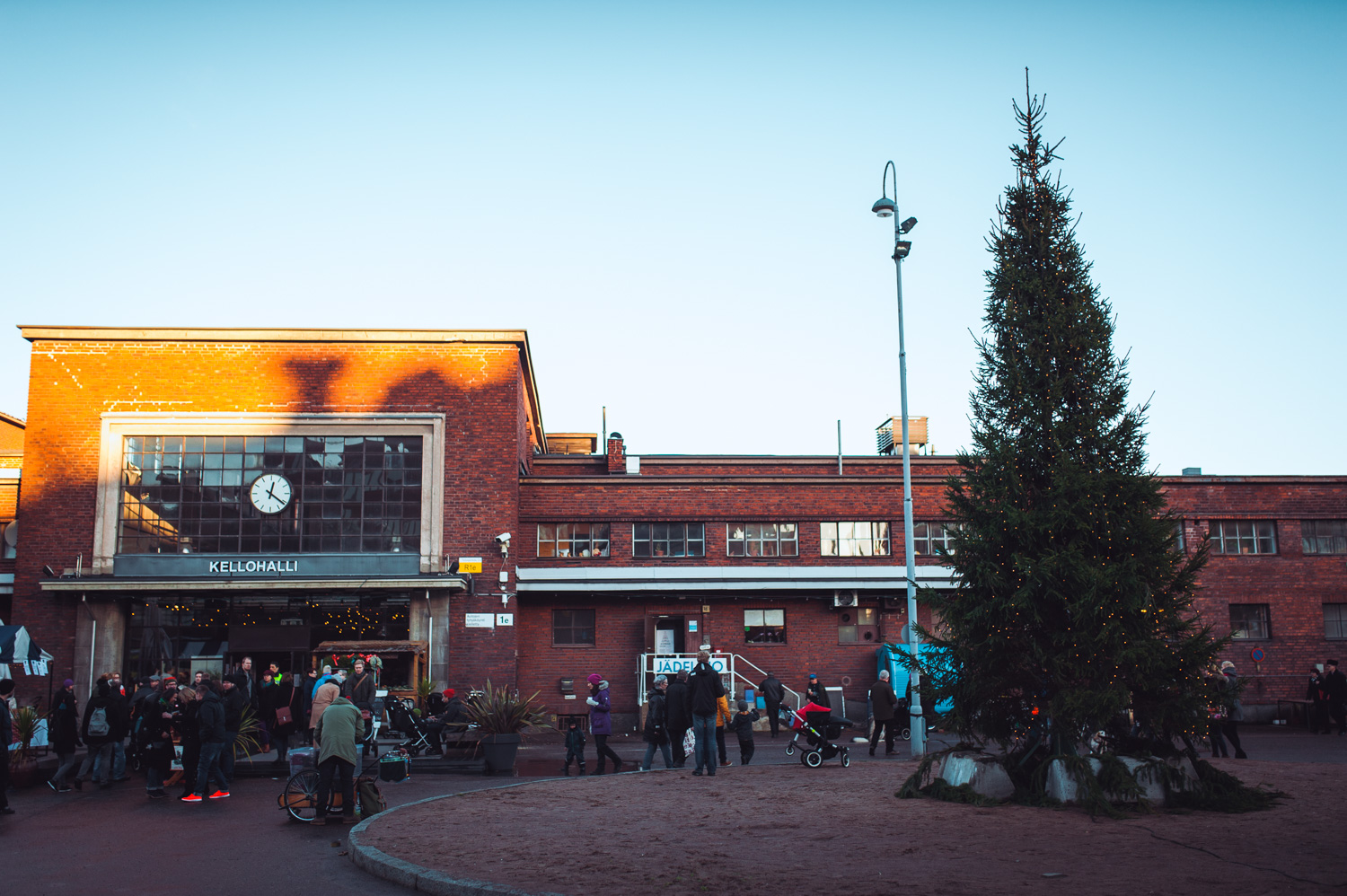 Teurastamo Joulunalusaikaan.