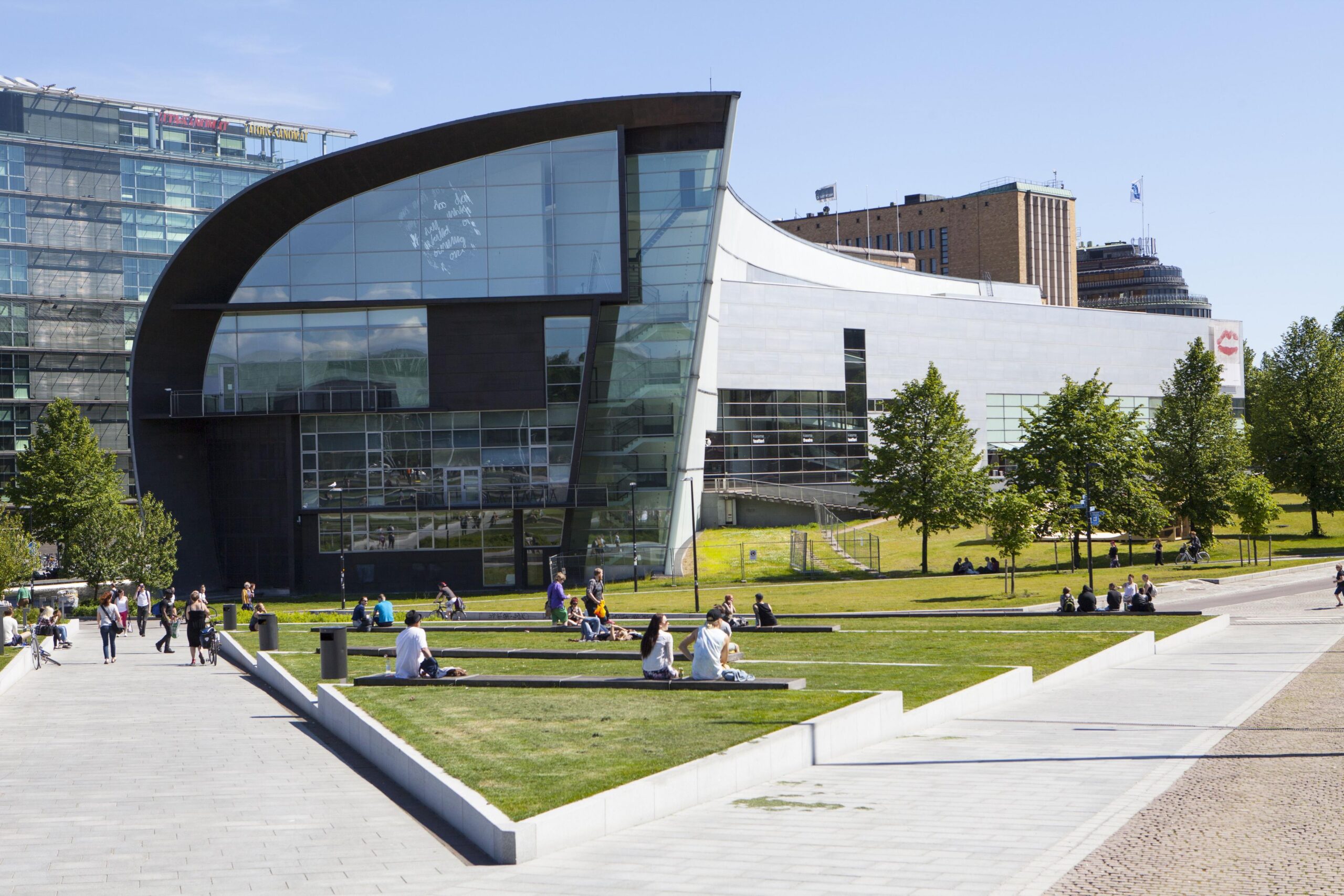 Outside image of Museum of Contemporary Art Kiasma.