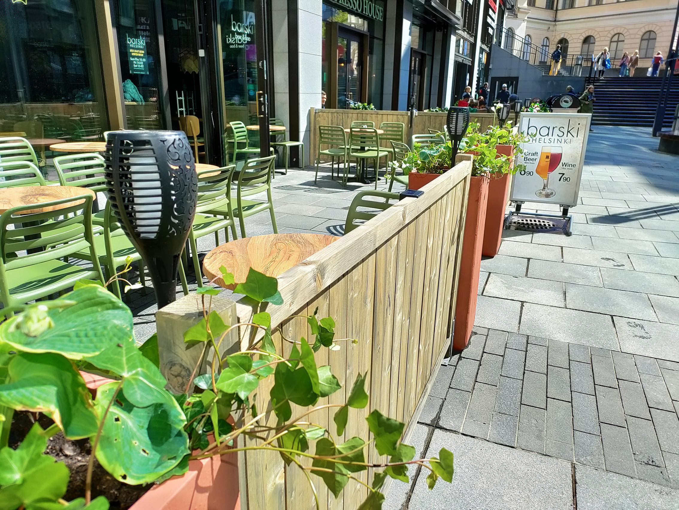 The Barski Terrace at the Kaivopiha Square