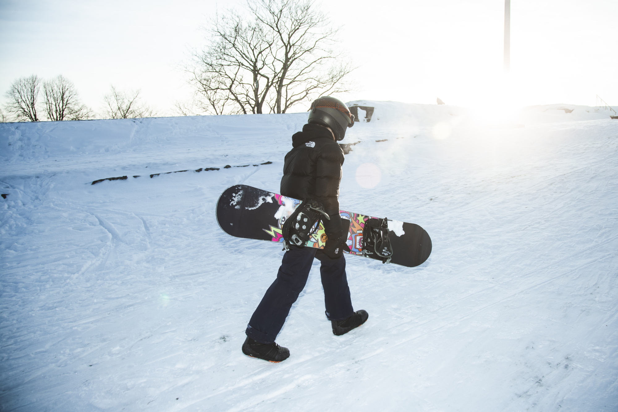 Winter fun in Kaivopuisto Park