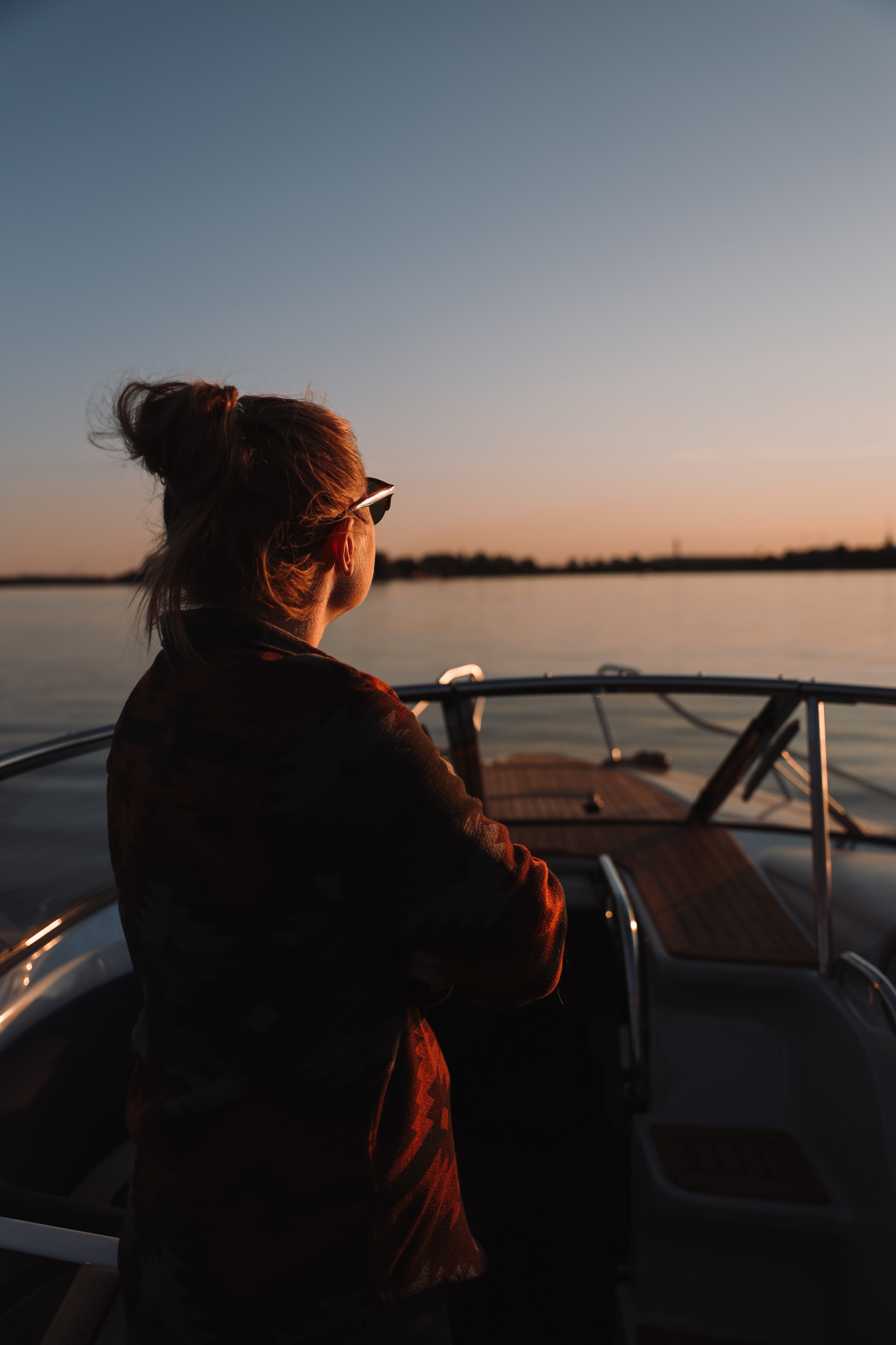 Boating in Helsinki archipelago