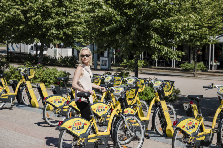 City bikes in Pasila