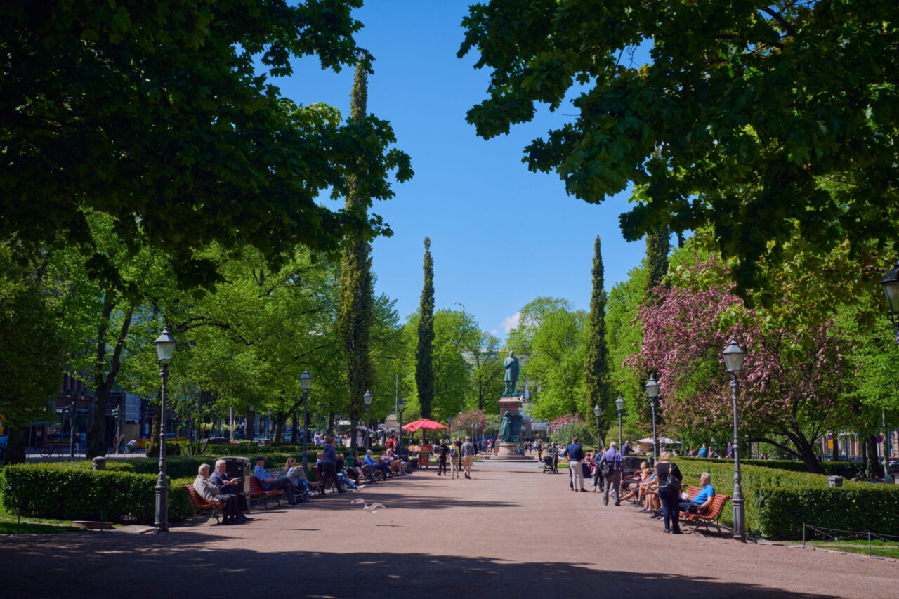 Esplanade Park in spring